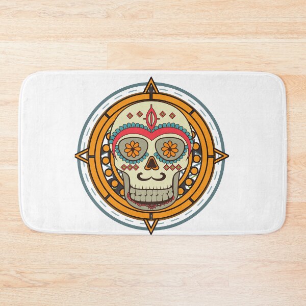 Item preview, Colorful Sugar Skull Mask Art designed and sold by wodra.