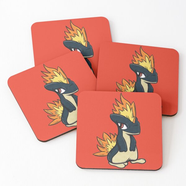 Item preview, Johto Fire Starter - Quilava designed and sold by The Camobot Shop.