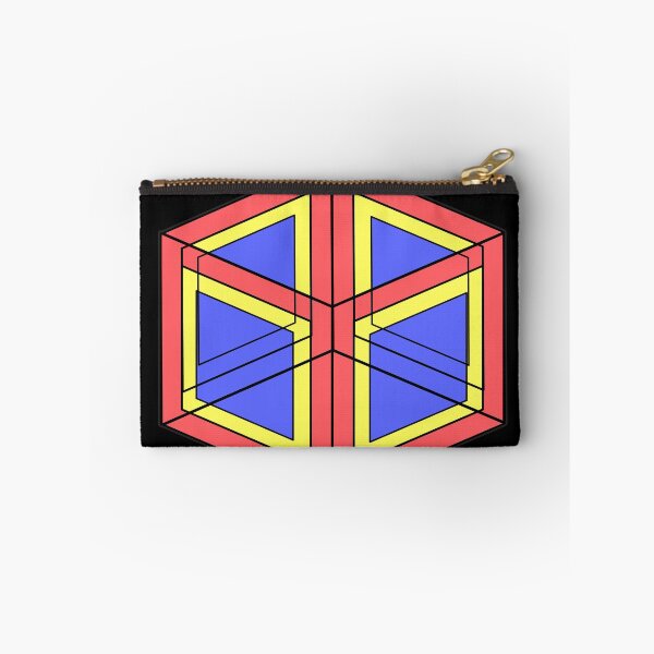 Item preview, 3D Cube #2 - Red, Yellow, Blue designed and sold by d-w-h design.