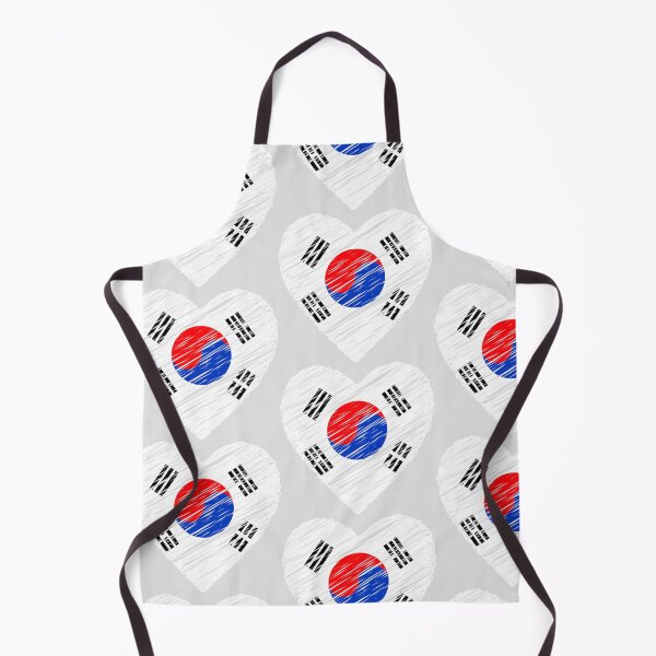 Item preview, Love heart Korean national flag pattern design designed and sold by K-LetterCo.