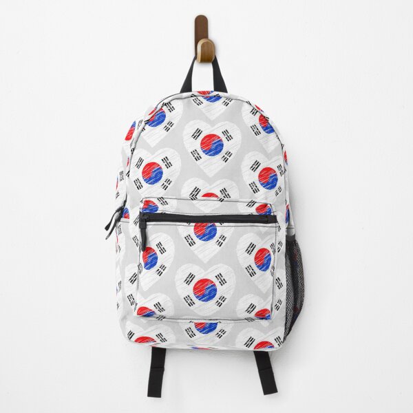 Item preview, Love heart Korean national flag pattern design designed and sold by K-LetterCo.