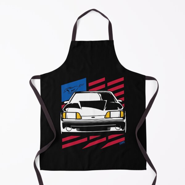 Aperçu de l'œuvre Drapeau américain Foxbody Ford Mustang GT créée et vendue par leaveyourmark.