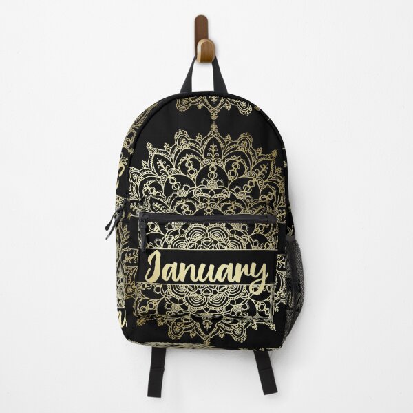 Item preview, January month for bullet journal in gold designed and sold by felinefeelings.