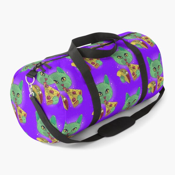 Item preview, Cosmic cat eating taco and pizza designed and sold by Piztees.