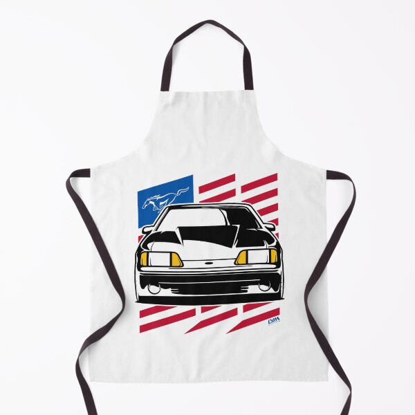 Aperçu de l'œuvre Drapeau américain Foxbody Ford Mustang GT créée et vendue par leaveyourmark.