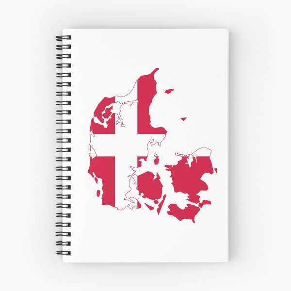 Item preview, Flag Map of Denmark  designed and sold by abbeyz71.