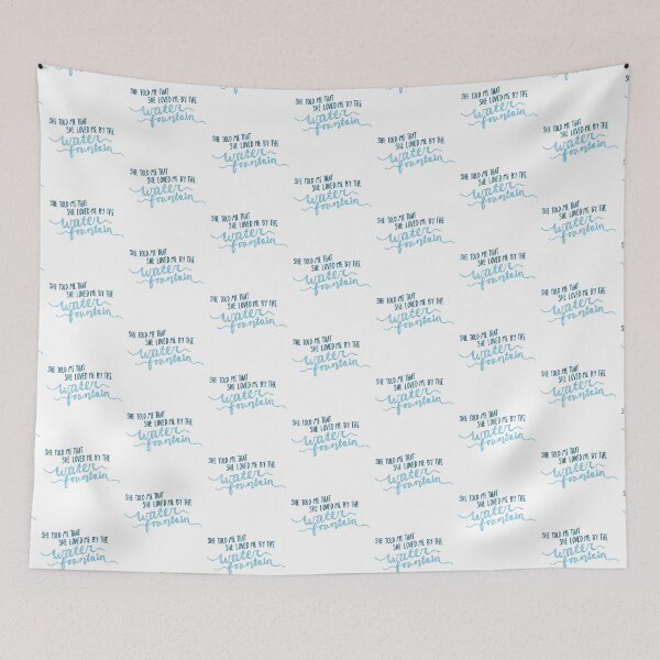 Item preview, Alec Benjamin Water Fountain Lyrics designed and sold by Weyheycallie.