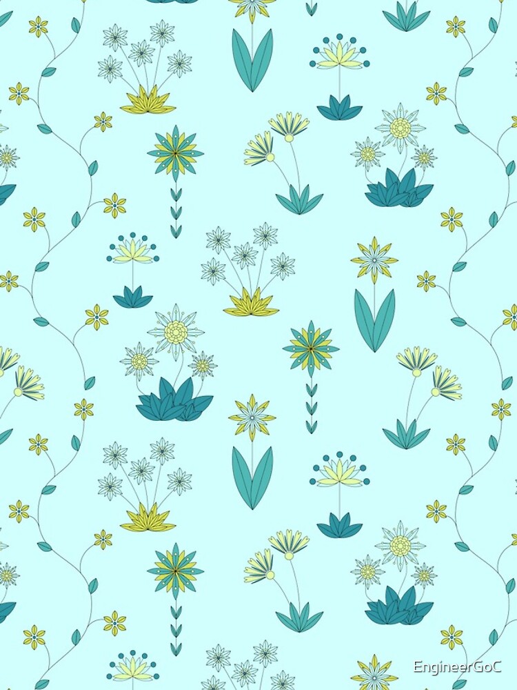 Thumbnail 4 of 4, iPhone Case, Abstract flowers pattern designed and sold by EngineerGoC.