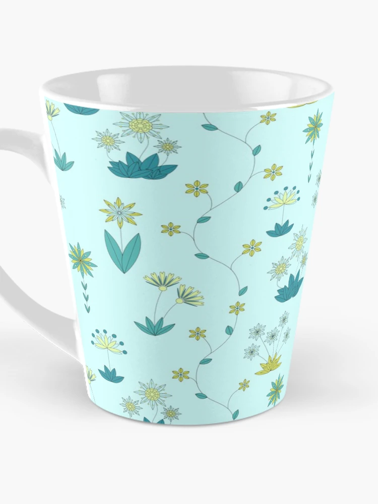Thumbnail 3 of 4, Coffee Mug, Abstract flowers pattern designed and sold by EngineerGoC.