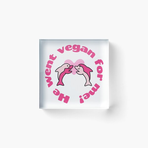 Item preview, He Went Vegan For Me! Cute Vegan Valentines designed and sold by WhimsicaliTee.