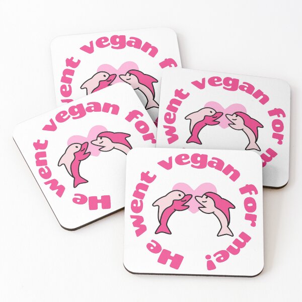 Item preview, He Went Vegan For Me! Cute Vegan Valentines designed and sold by WhimsicaliTee.