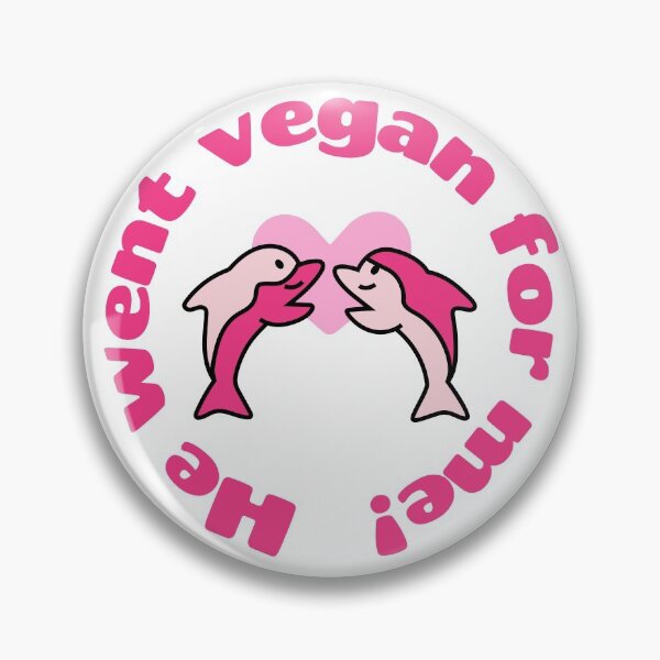 Item preview, He Went Vegan For Me! Cute Vegan Valentines designed and sold by WhimsicaliTee.
