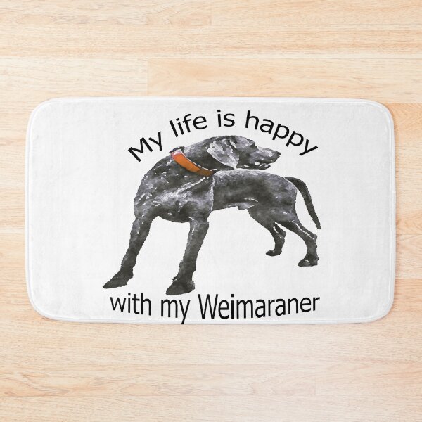 Item preview,  My life is happy with my Weimaraner designed and sold by merchfun2.