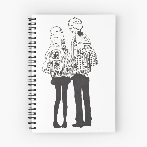 Item preview, Pareja de anime city designed and sold by MysticStudio.