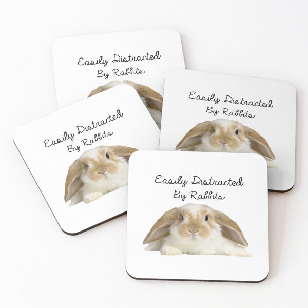 Item preview, Easily Distracted by Rabbits designed and sold by Organization -Shirt.