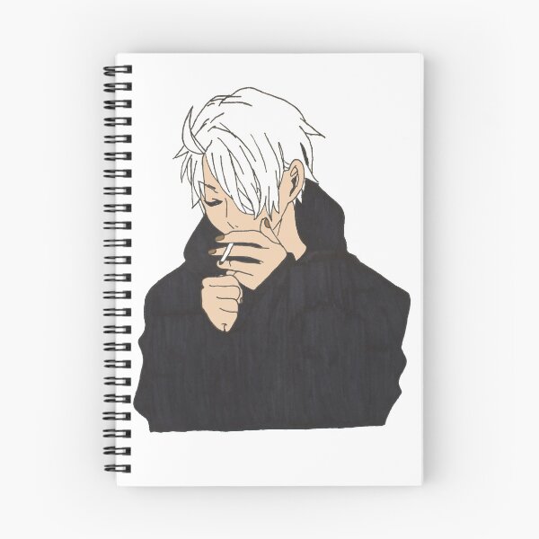 Item preview, Anime guy smoking designed and sold by MysticStudio.