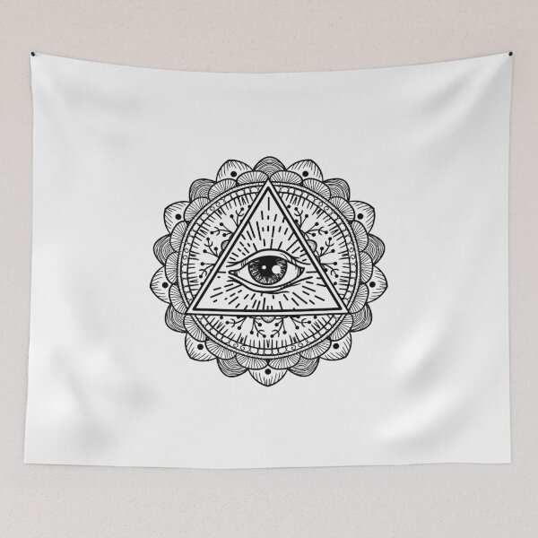 Item preview, Evil Eye Mandala designed and sold by SzilviaHDesign.