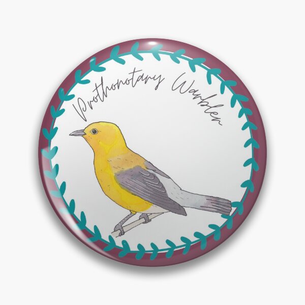 Item preview, Prothonotary Warbler Bird species bird art logo  designed and sold by TheWaterBirds.