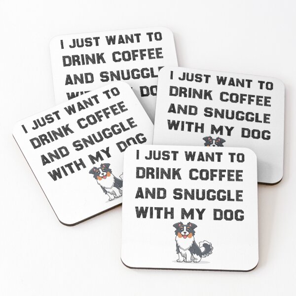 Item preview, I Just Want To Drink Coffee And Snuggle With My Dog Pupperino Coffeelove, Funny Gift For Coffee Lover And Dog Owners Dogs Addict And Coffee Addict, Christmas 2021 designed and sold by MoradovT-shirt.