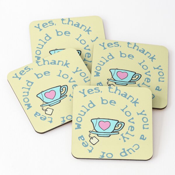 Item preview, Yes, thank you a cup of tea would be lovely.  designed and sold by sandpiperstudio.
