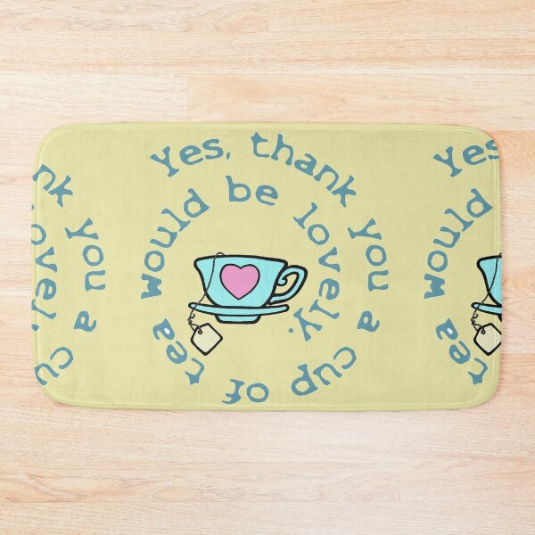 Item preview, Yes, thank you a cup of tea would be lovely.  designed and sold by sandpiperstudio.