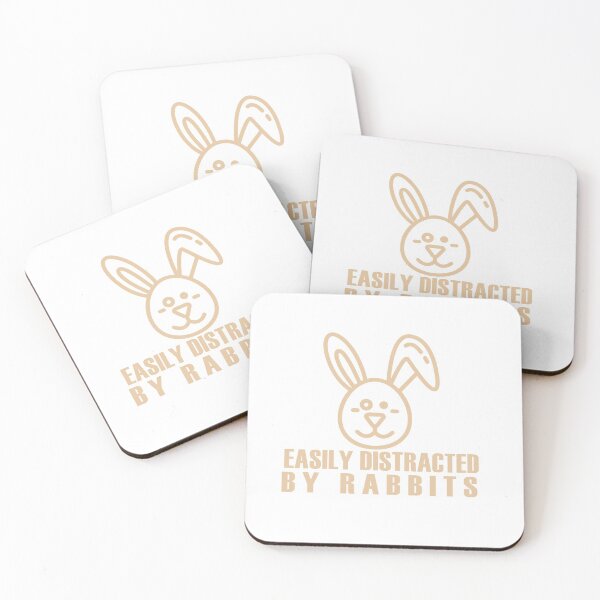 Item preview, Easily Distracted by Rabbits designed and sold by Organization -Shirt.