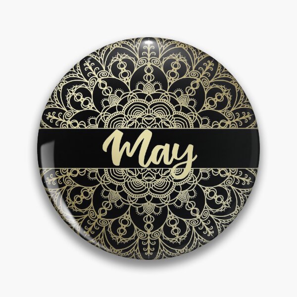 Item preview, May month for bullet journal in gold designed and sold by felinefeelings.
