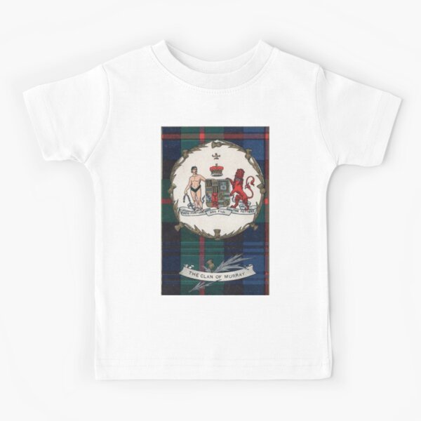 Item preview, Clan Murray Vintage Tartan Crest Badge designed and sold by BagTown Clans.