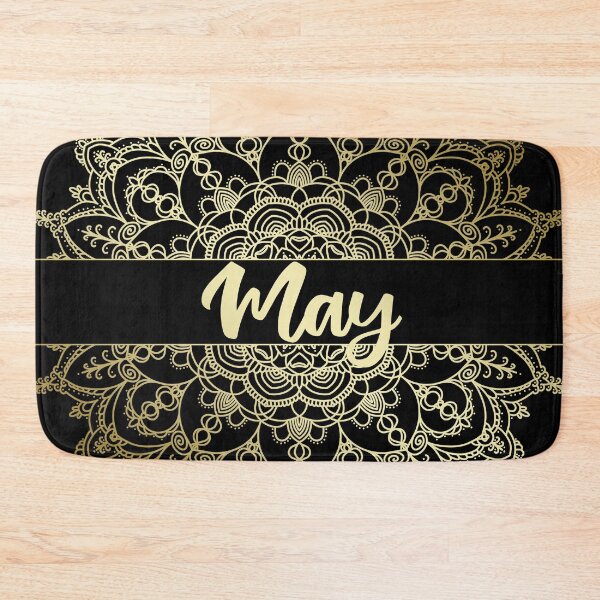 Item preview, May month for bullet journal in gold designed and sold by felinefeelings.