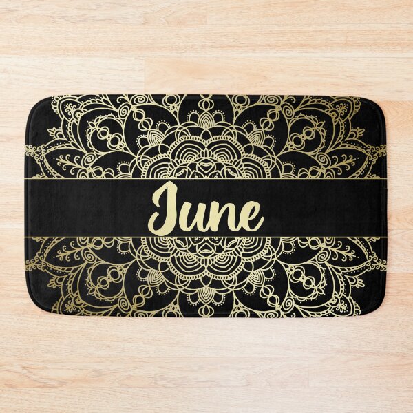 Item preview, June month for bullet journal in gold designed and sold by felinefeelings.