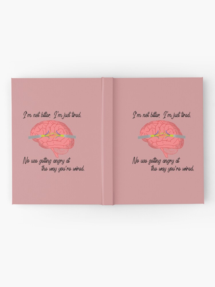 Alternate view of I'm not bitter, I'm just tired. - Dodie Design Hardcover Journal