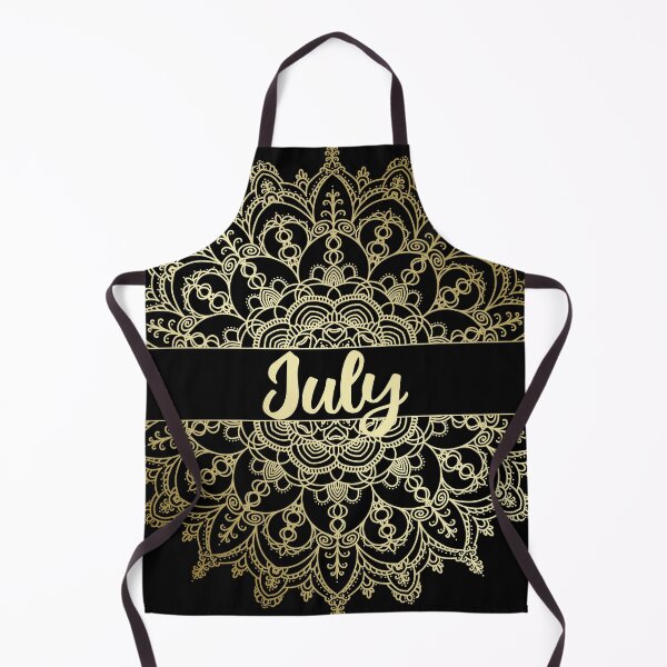 Item preview, July month for bullet journal in gold designed and sold by felinefeelings.