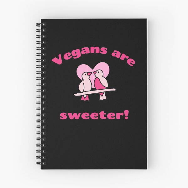 Item preview, Vegans Are Sweeter! Cute Vegan Valentines Lovebirds designed and sold by WhimsicaliTee.