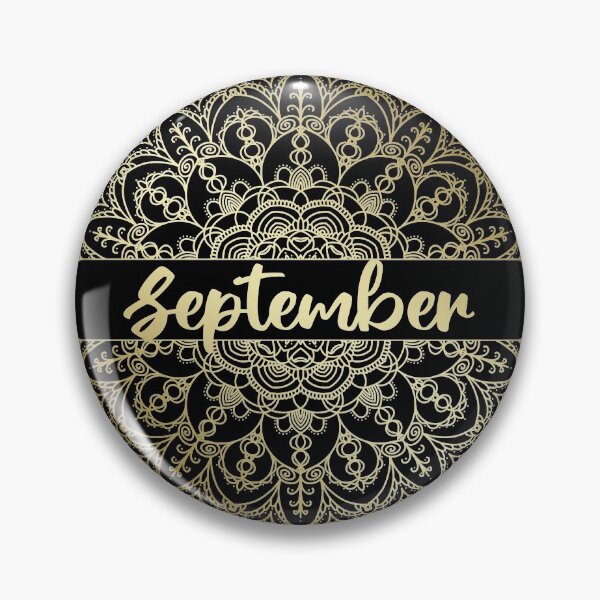 Item preview, September month for bullet journal in gold designed and sold by felinefeelings.