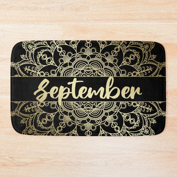 Item preview, September month for bullet journal in gold designed and sold by felinefeelings.