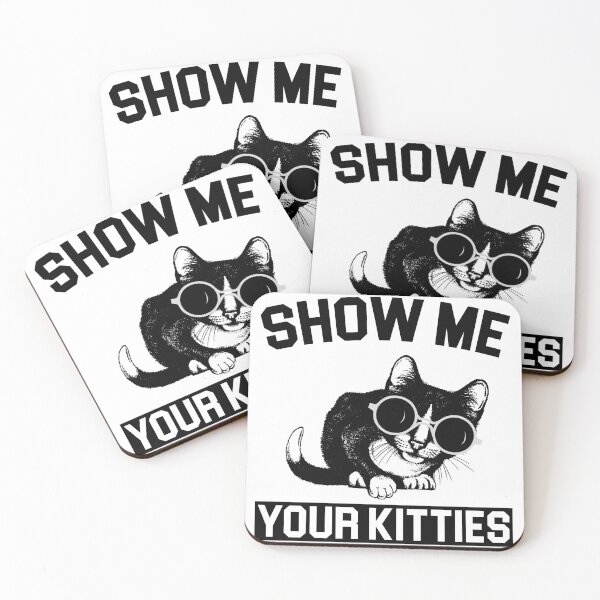 Item preview, CAT SHOW ME YOUR TICKIES designed and sold by 2411.