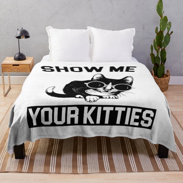 Item preview, CAT SHOW ME YOUR TICKIES designed and sold by 2411.