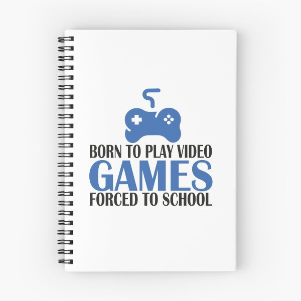 Item preview, Born To Play Video Games Forced To School designed and sold by Organization -Shirt.