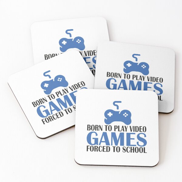 Item preview, Born To Play Video Games Forced To School designed and sold by Organization -Shirt.