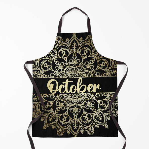 Item preview, October month for bullet journal in gold designed and sold by felinefeelings.
