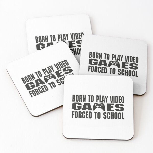 Item preview, Born To Play Video Games Forced To School designed and sold by Organization -Shirt.