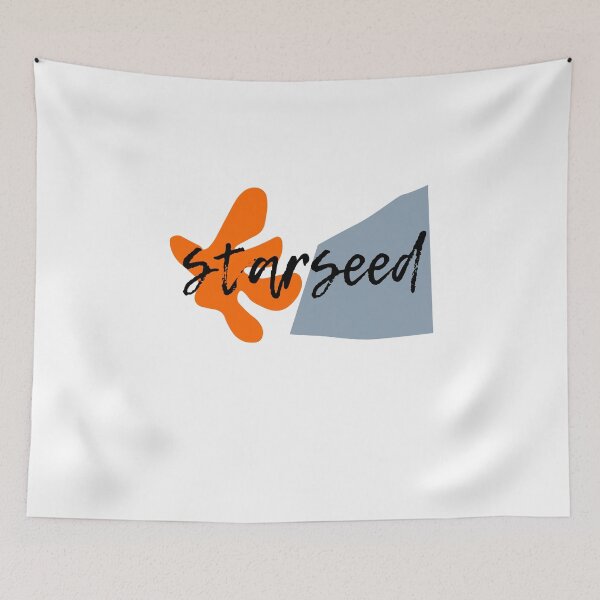Item preview,  Starseed With Orange And Blue On White designed and sold by hopaaa.