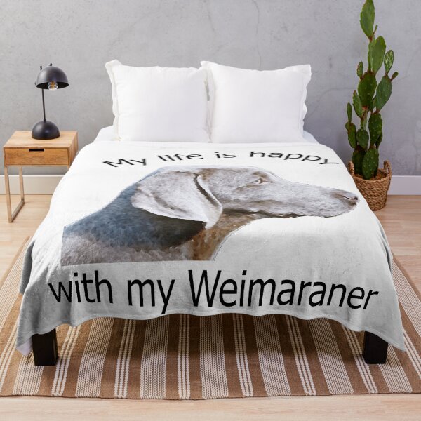 Item preview, My life is happy with my Weimaraner designed and sold by merchfun2.