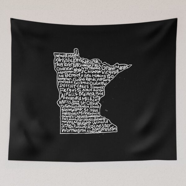 Item preview, Minnesota Handwritten State & Cities designed and sold by NumeralV.