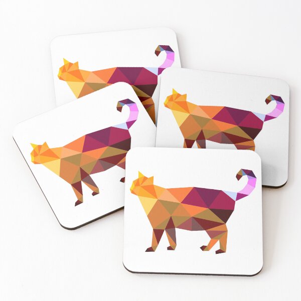 Item preview, "Geometric Kitty" design designed and sold by McCoysStore17.