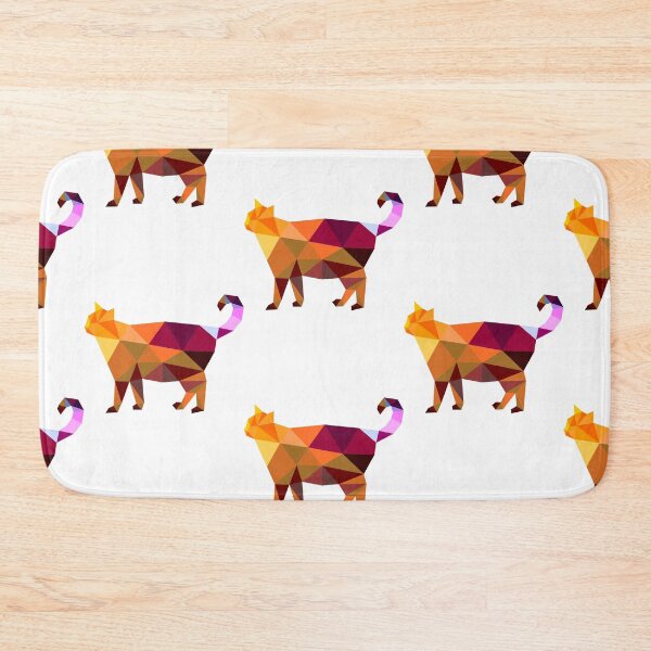 Item preview, "Geometric Kitty" design designed and sold by McCoysStore17.