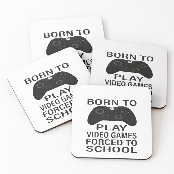 Item preview, Born To Play Video Games Forced To School designed and sold by Organization -Shirt.