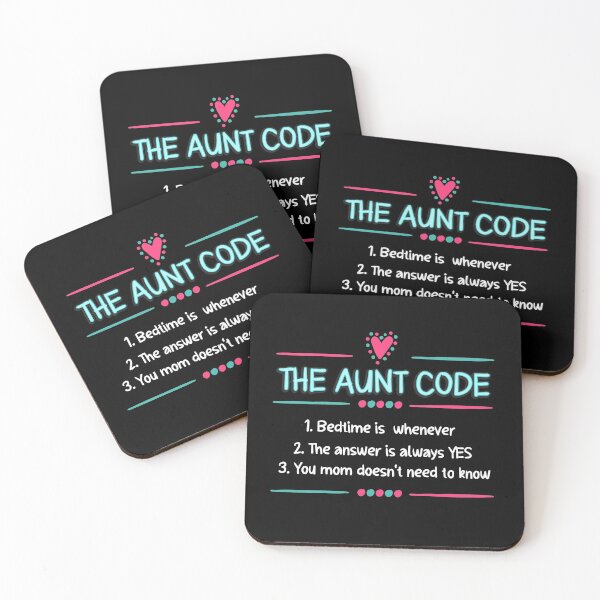 Item preview, The Aunt Code Novelty Funny Gifts  designed and sold by Nzgiftsandmore.
