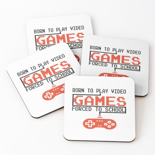 Item preview, Born To Play Video Games Forced To School designed and sold by Organization -Shirt.