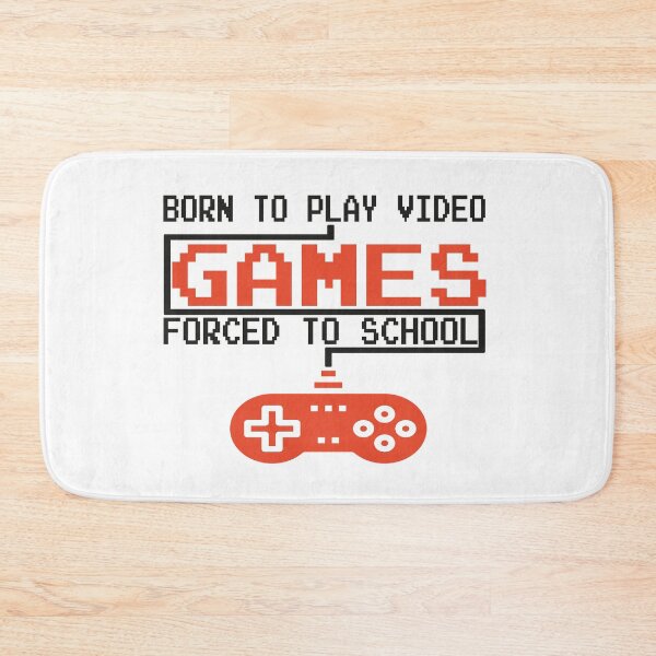 Item preview, Born To Play Video Games Forced To School designed and sold by Organization -Shirt.